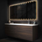 Espejo LED Rectangular | Control por interruptor de pared | Luz blanca cálida - Reyze Seria Edge Model 6